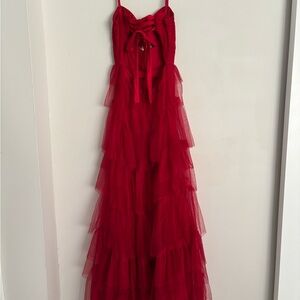 Blondie Nites Hot Pink Evening Dress